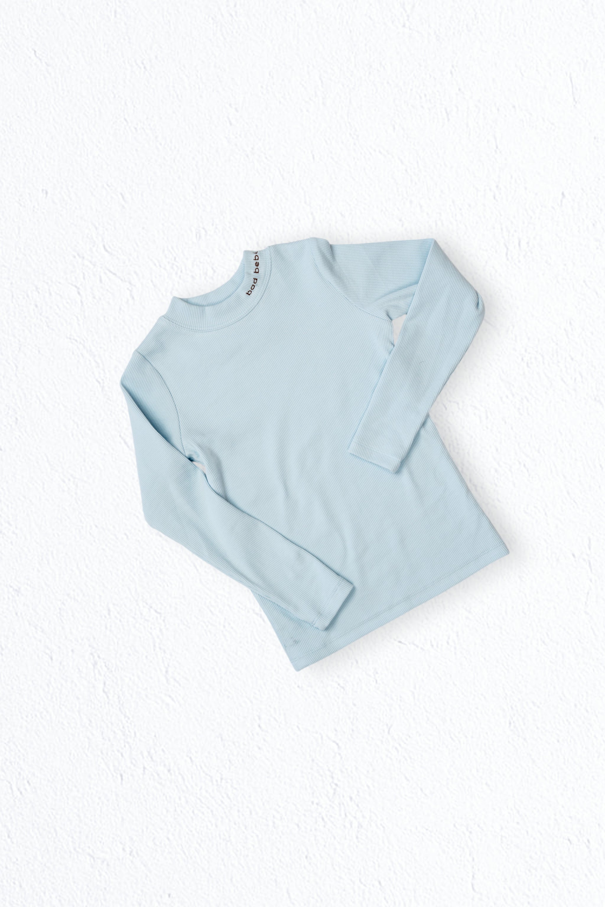 ON REPEAT RIB TURTLENECK - POWDER